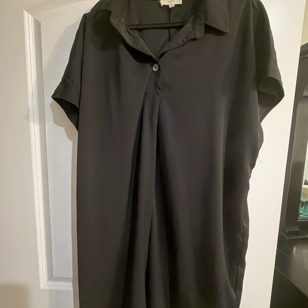 Entro Black Button Down Shirt